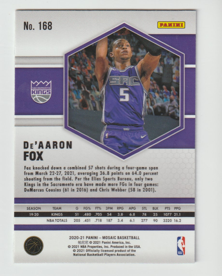 168 De'Aaron Fox - Sacramento Kings