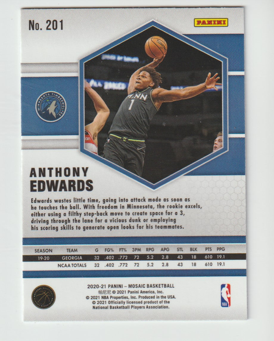 201 Anthony Edwards - Minnesota Timberwolves