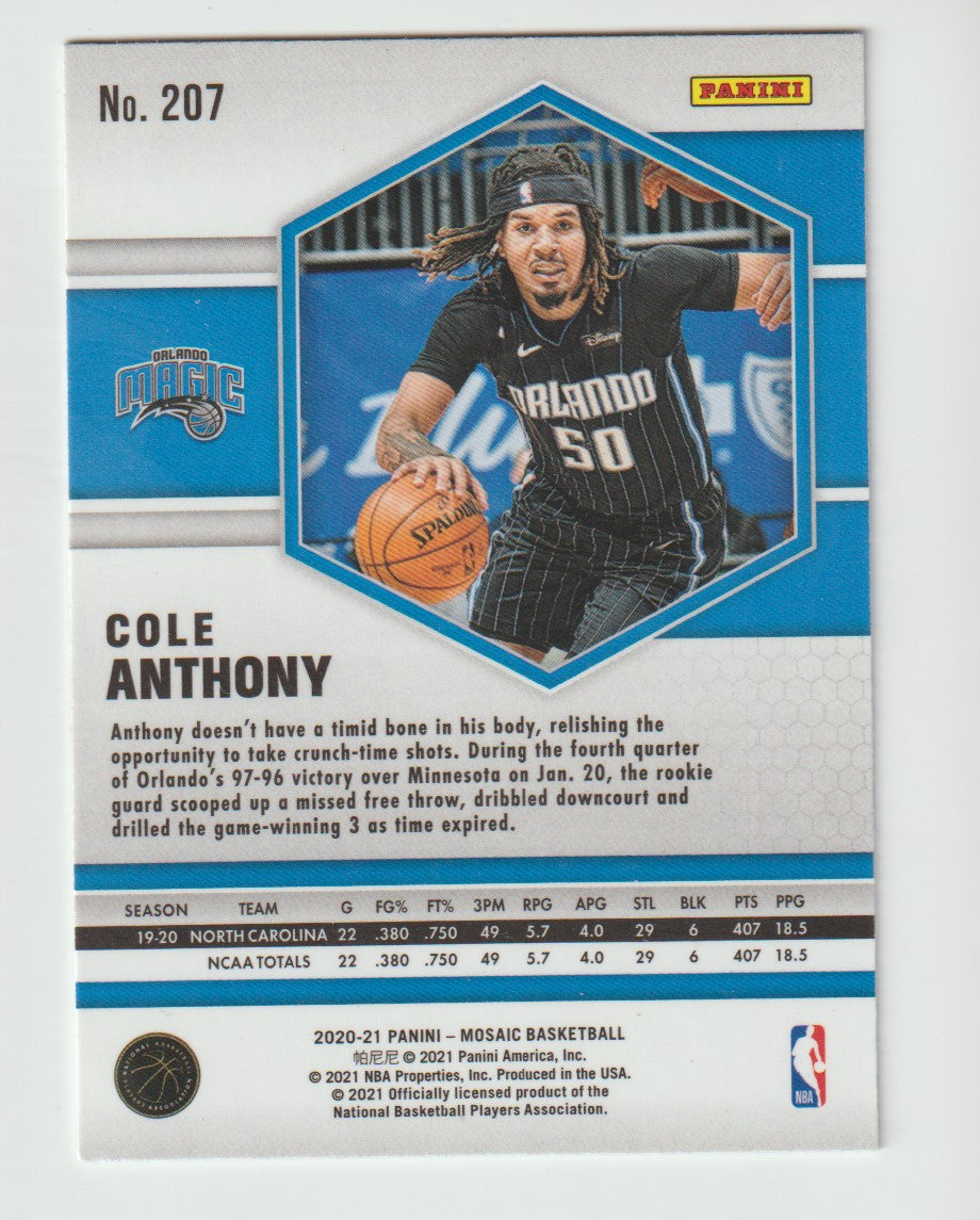 207 Cole Anthony - Orlando Magic