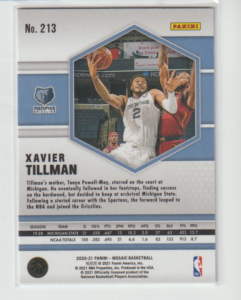 213 Xavier Tillman - Memphis Grizzlies