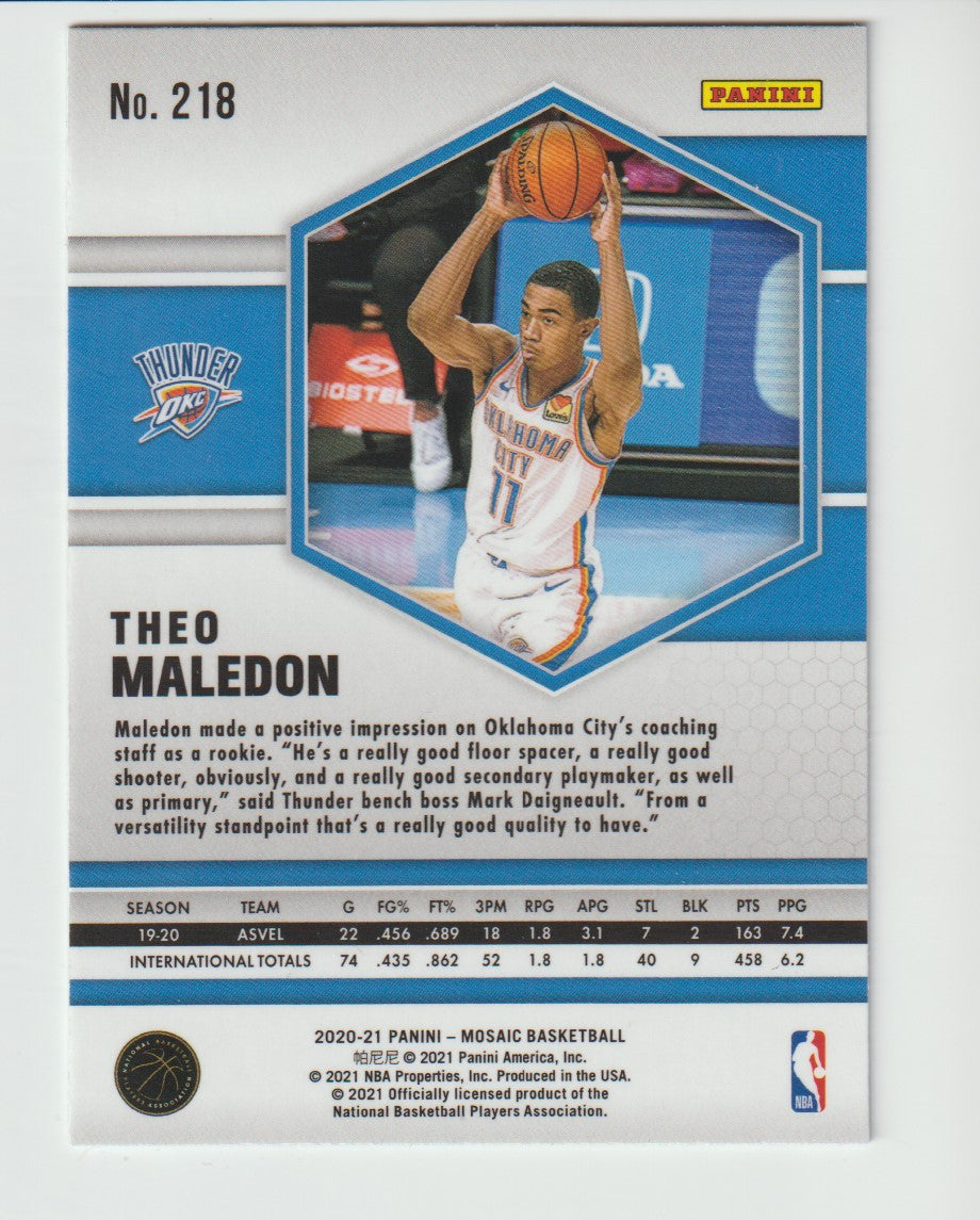 218 Theo Maledon - Oklahoma City Thunder