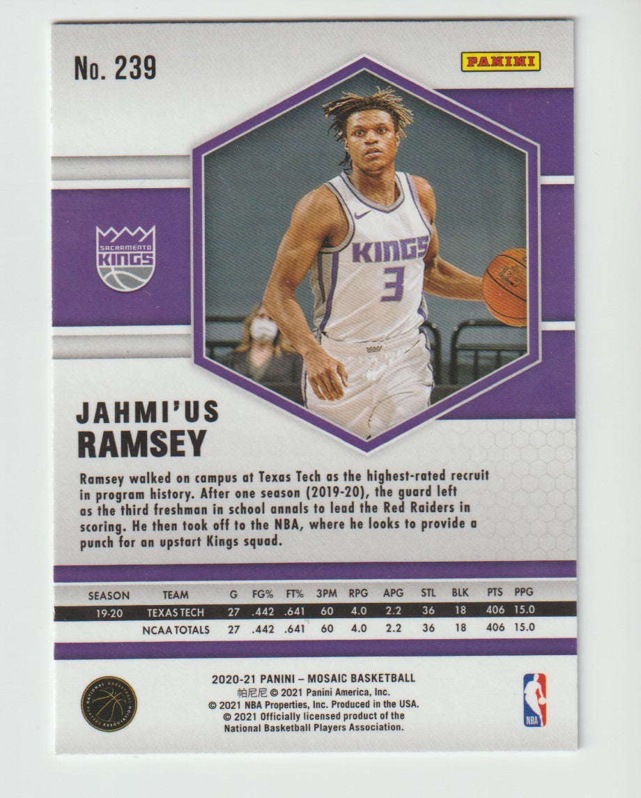 239 Jahmi'us Ramsey - Sacramento Kings