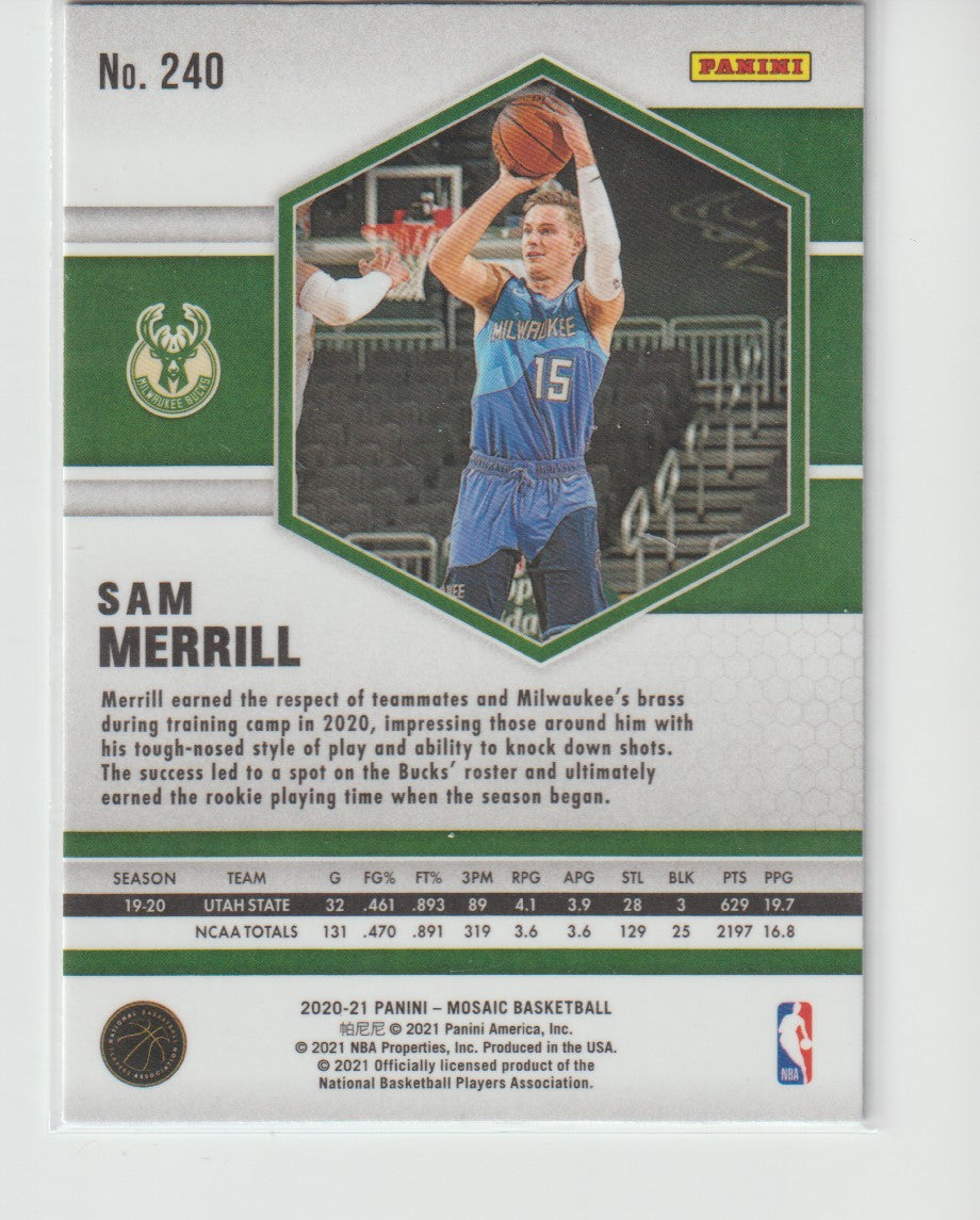 240 Sam Merrill - Milwaukee Bucks