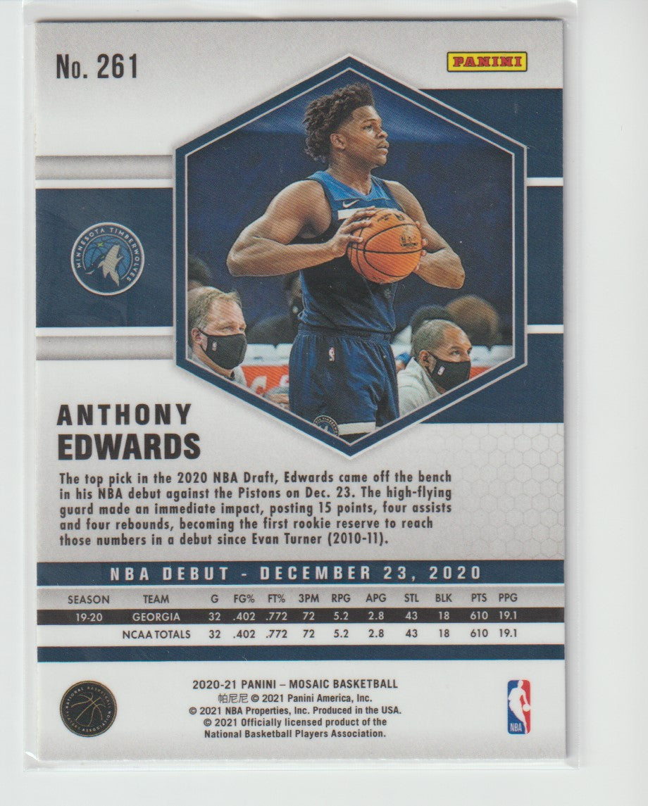 261 Anthony Edwards - Minnesota Timberwolves