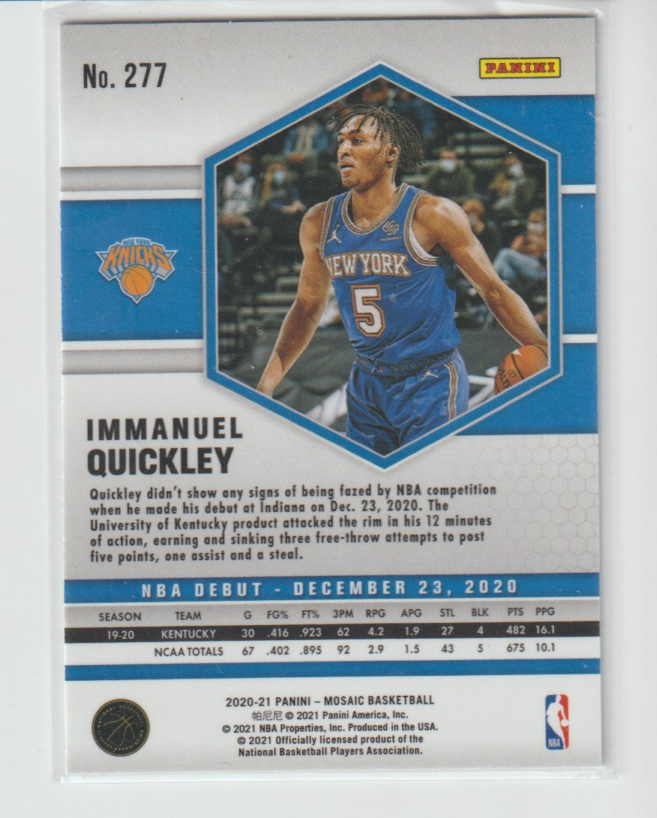 277 Immanuel Quickley - New York Knicks