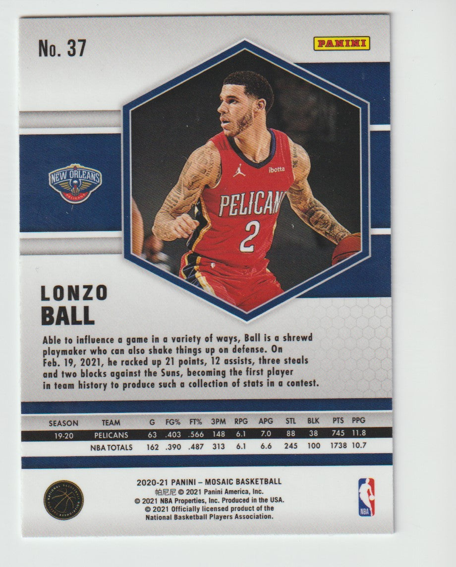 037 Lonzo Ball - New Orleans Pelicans