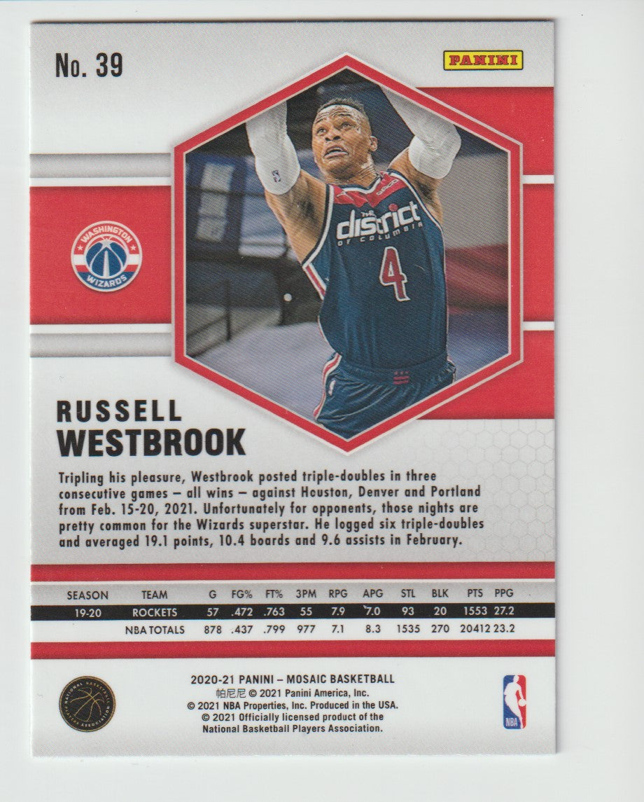 039 Russell Westbrook - Washington Wizards