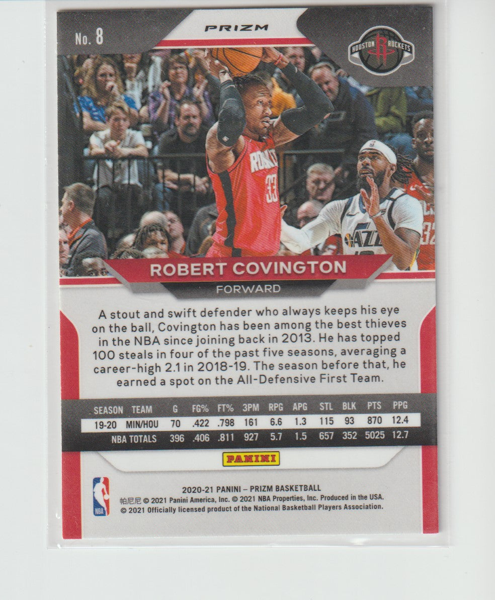 008 Robert Covington - Houston Rockets Silver Prizm