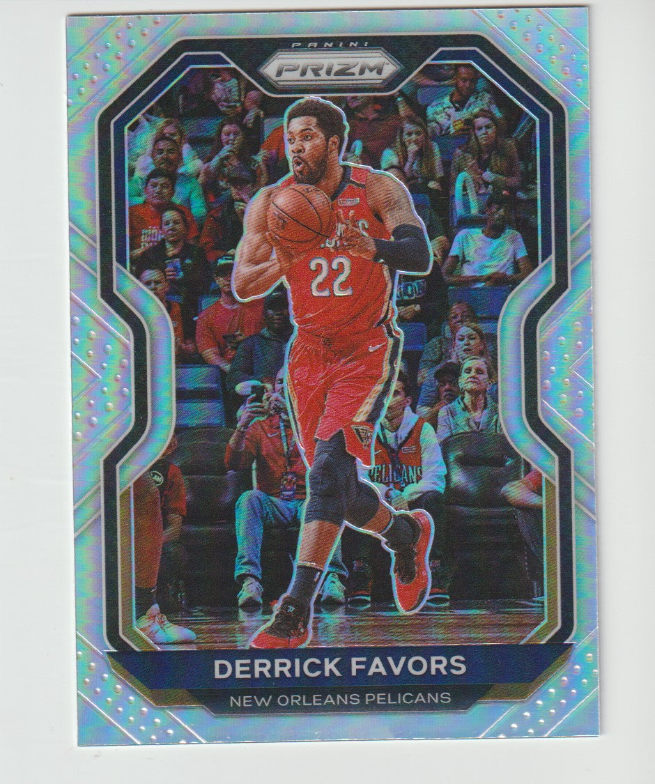 133 Derrick Favors - New Orleans Pelicans Silver Prizm