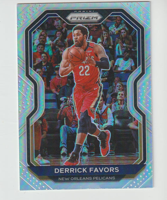 133 Derrick Favors - New Orleans Pelicans Silver Prizm