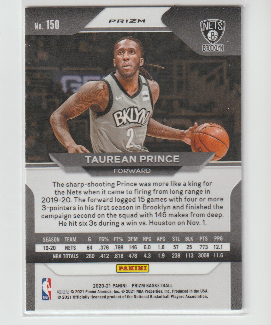 150 Taurean Prince - Brooklyn Nets Silver Prizm