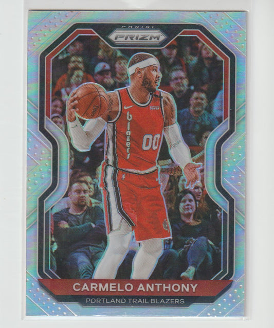 154 Carmelo Anthony - Portland Trail Blazers Silver Prizm