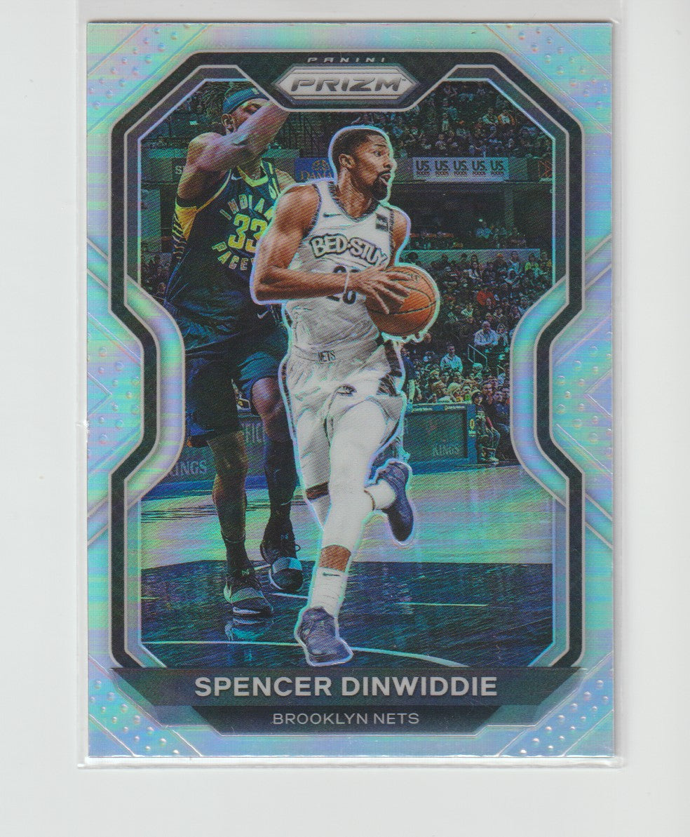 012 Spencer Dinwiddie - Brooklyn Nets Silver Prizm