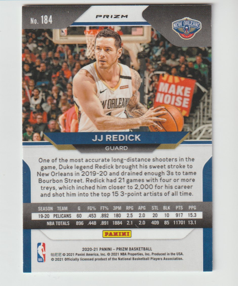 184 JJ Redick - New Orleans Pelicans Silver Prizm