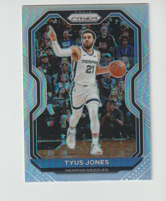 021 Tyus Jones - Memphis Grizzlies Silver Prizm