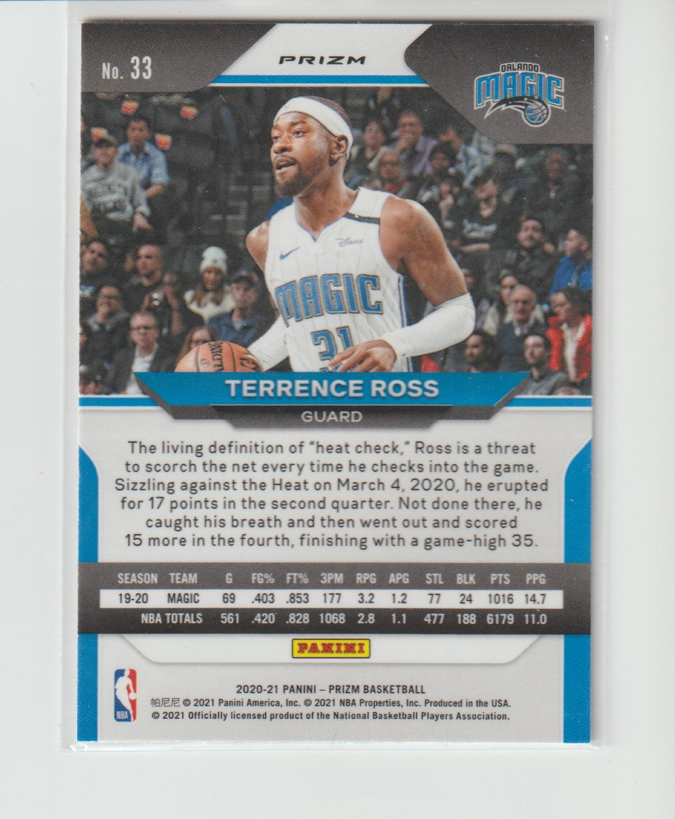 033 Terrence Ross - Orlando Magic Silver Prizm