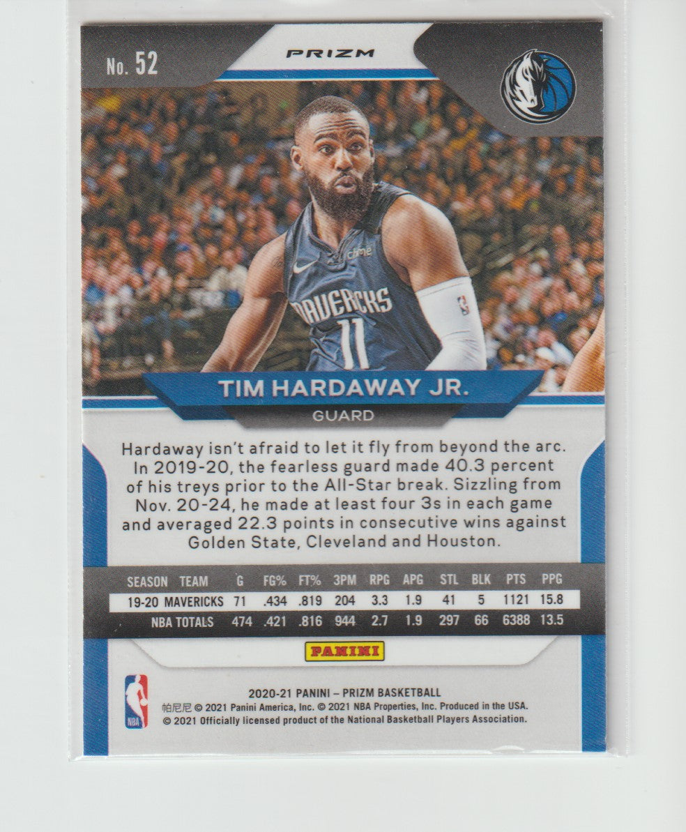 052 Tim Hardaway Jr. - Dallas Mavericks Silver Prizm