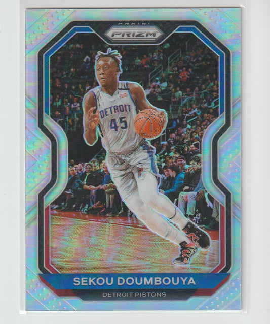 058 Sekou Doumbouya - Detroit Pistons Silver Prizm