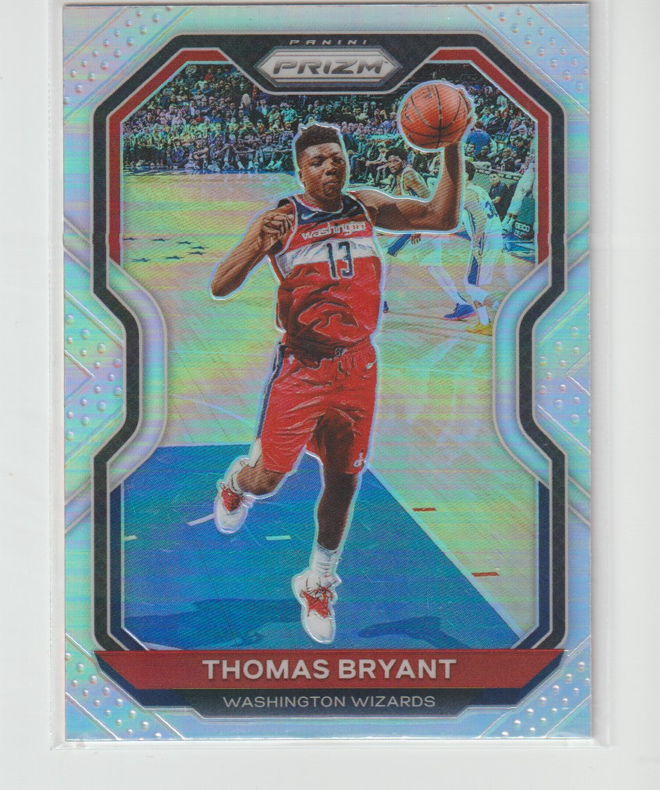 076 Thomas Bryant - Washington Wizards Silver Prizm