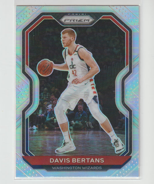 098 Davis Bertans - Washington Wizards Silver Prizm