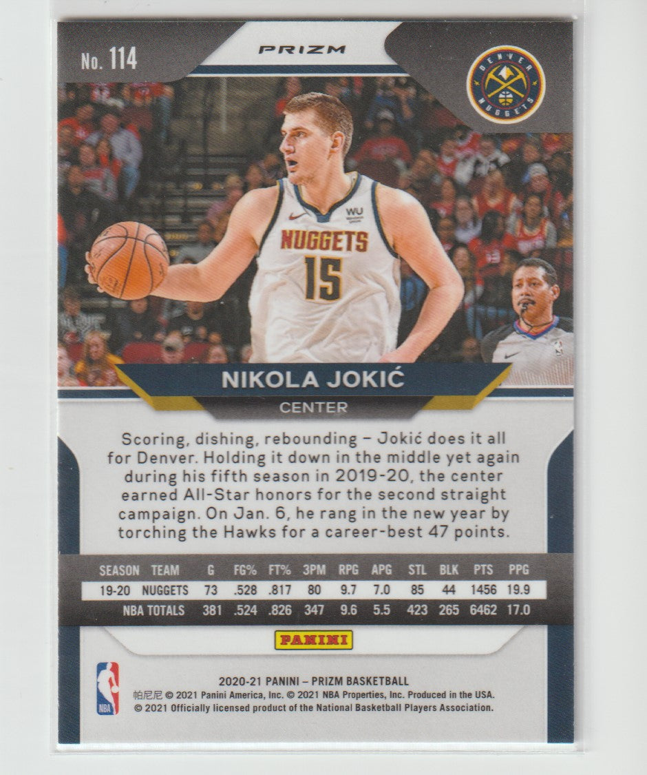 114 Nikola Jokic - Denver Nuggets Silver Prizm