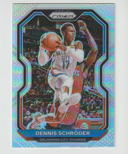 128 Dennis Schroder - Oklahoma City Thunder Silver Prizm