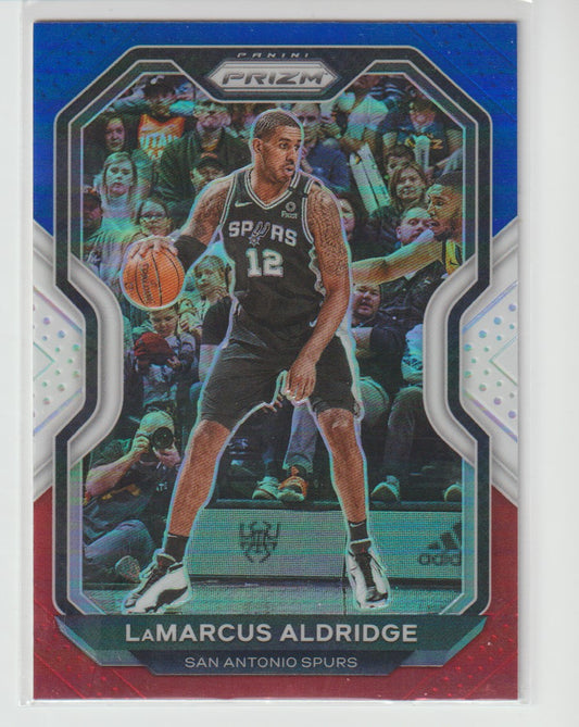 104 LaMarcus Aldridge - San Antonio Spurs Red White Blue Prizm