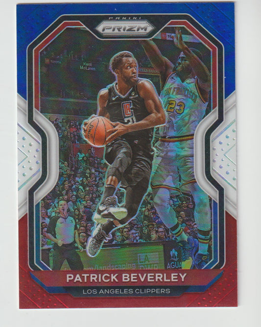 140 Patrick Beverley - Los Angeles Clippers Red White Blue Prizm