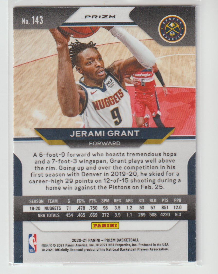 143 Jerami Grant - Denver Nuggets Red White Blue Prizm