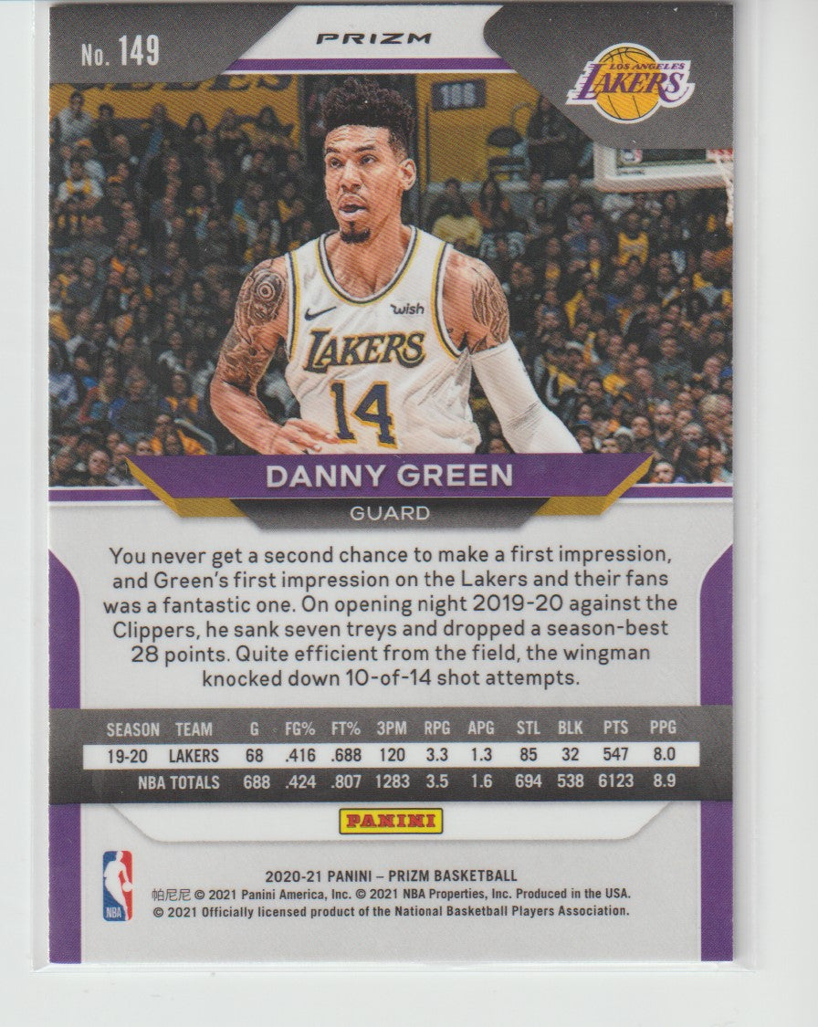 149 Danny Green - Los Angeles Lakers Red White Blue Prizm