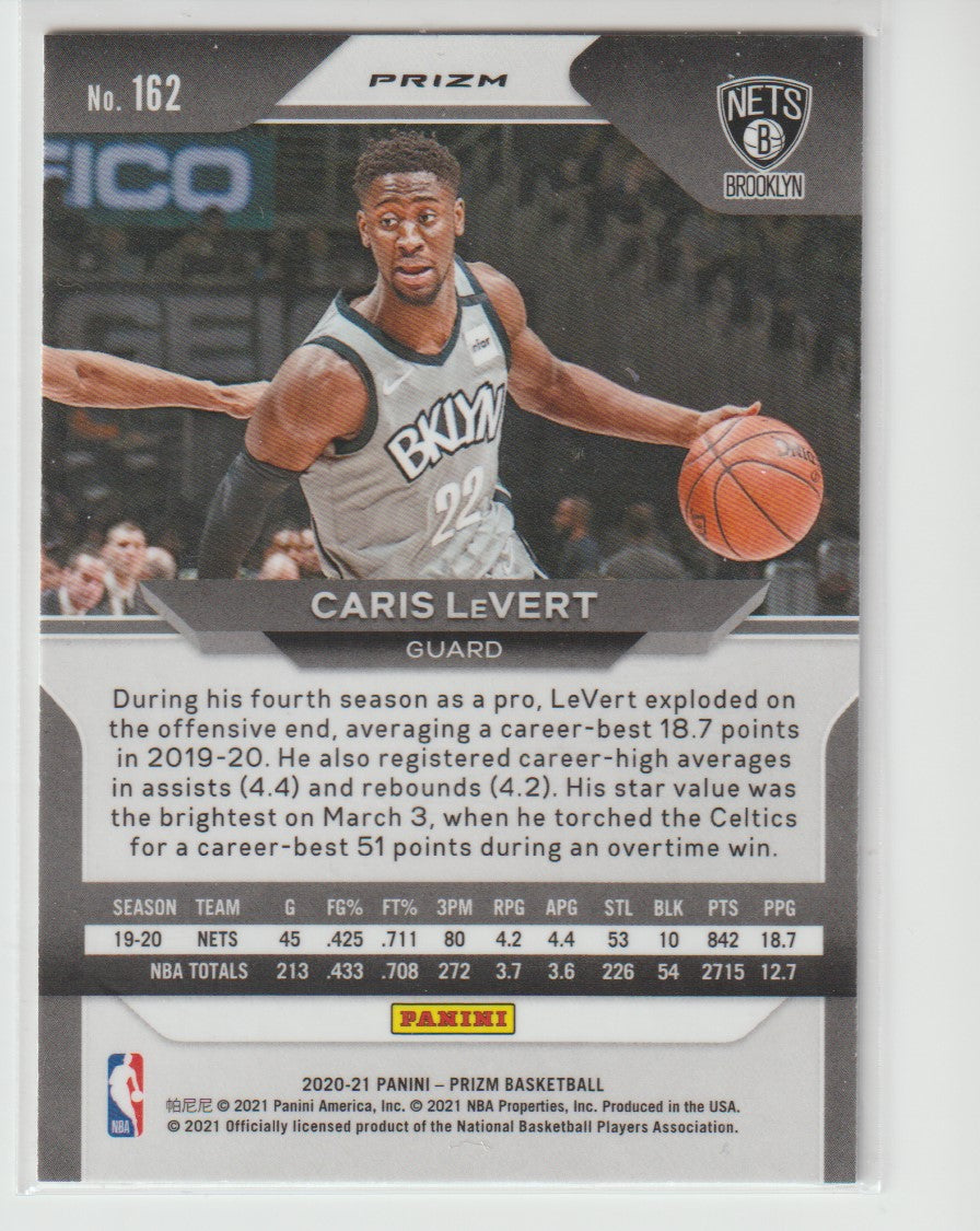 162 Caris LeVert - Brooklyn Nets Red White Blue Prizm