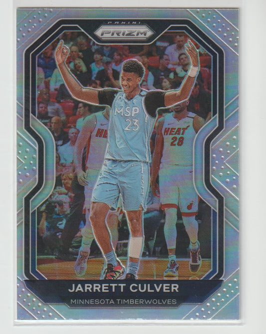 238 Jarrett Culver - Minnesota Timberwolves Silver Prizm