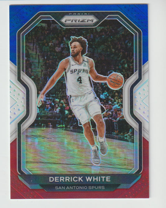 174 Derrick White - San Antonio Spurs Red White Blue Prizm