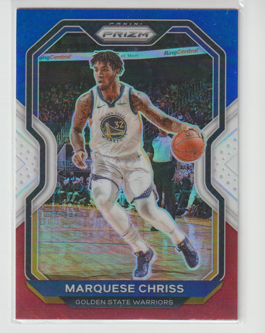 177 Marquese Chriss - Golden State Warriors Red White Blue Prizm