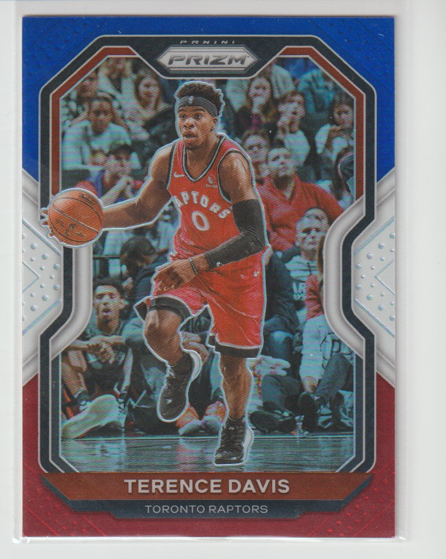 197 Terence Davis II - Toronto Raptors Red White Blue Prizm