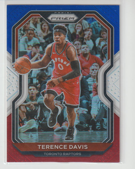 197 Terence Davis II - Toronto Raptors Red White Blue Prizm