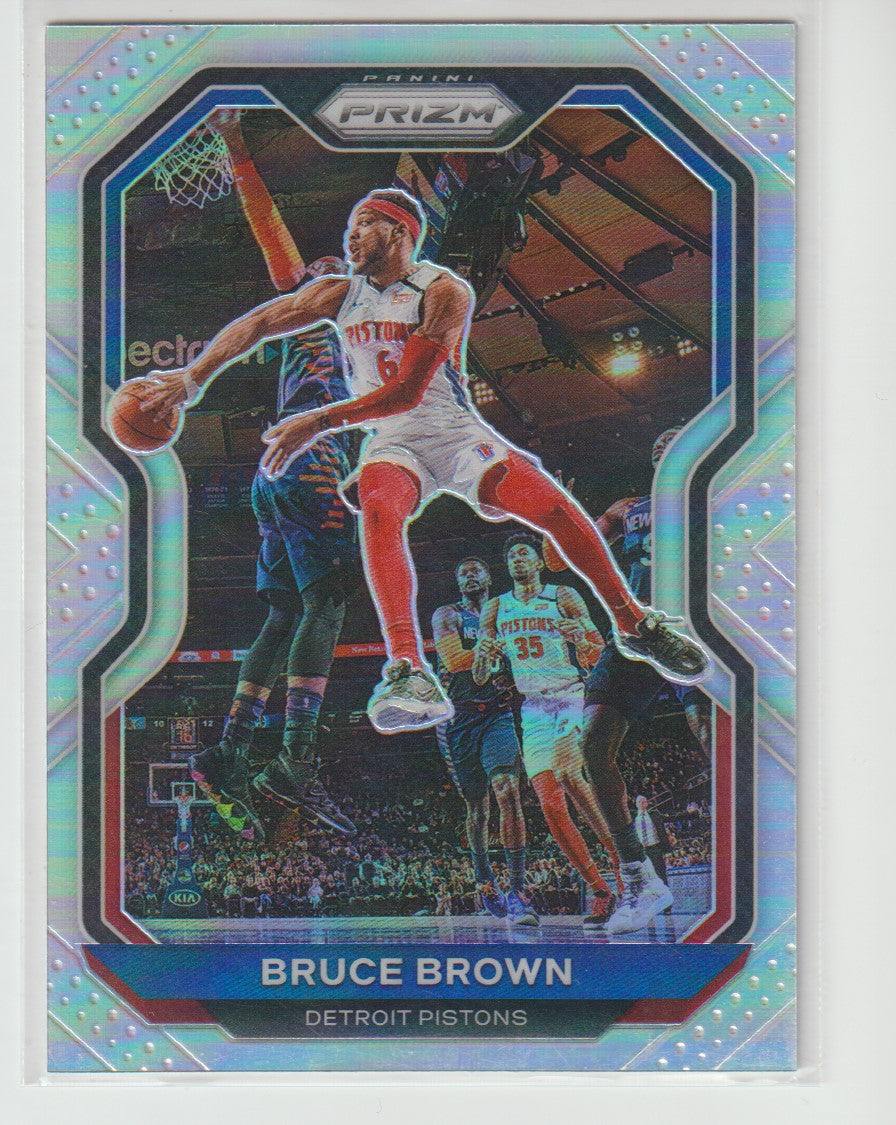 239 Bruce Brown - Detroit Pistons Silver Prizm