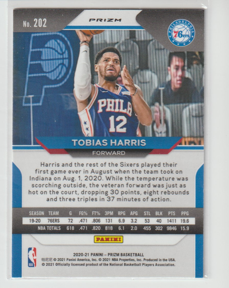 202 Tobias Harris - Philadelphia 76ers Red White Blue Prizm