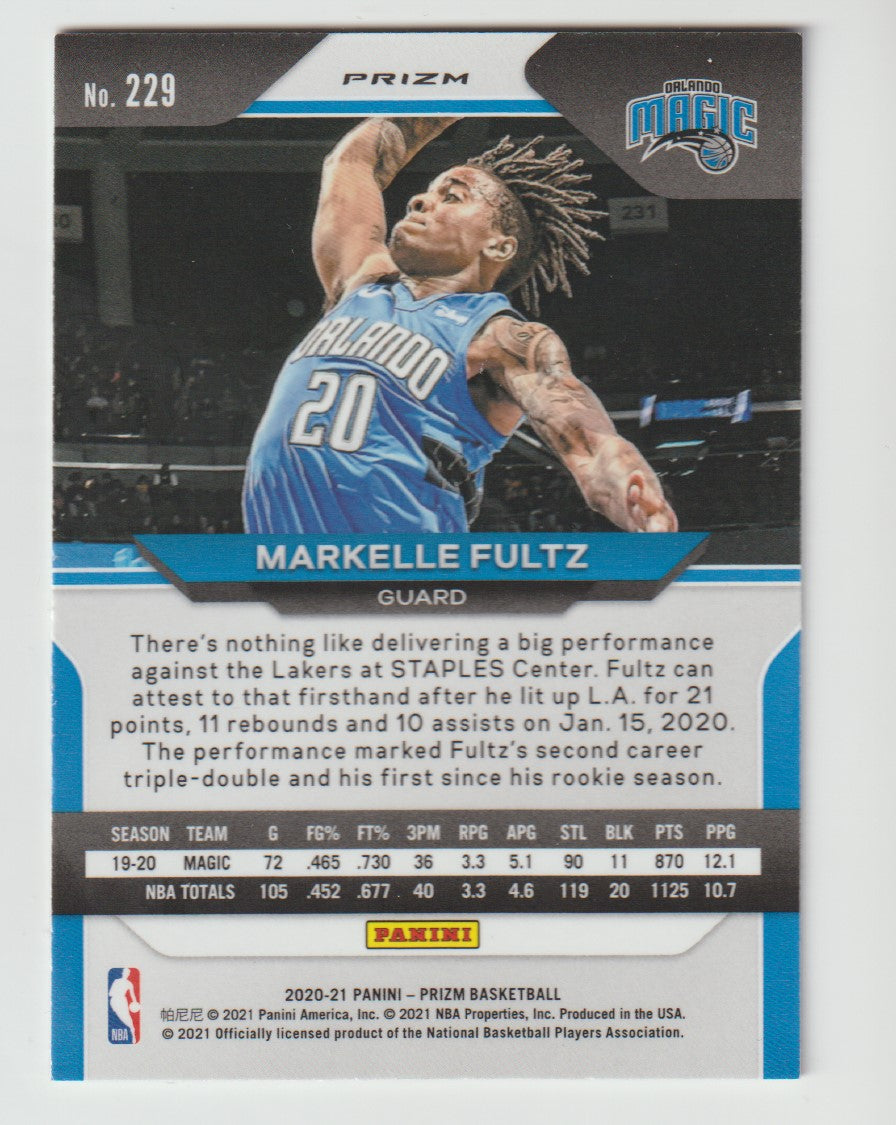 229 Markelle Fultz - Orlando Magic Red White Blue Prizm