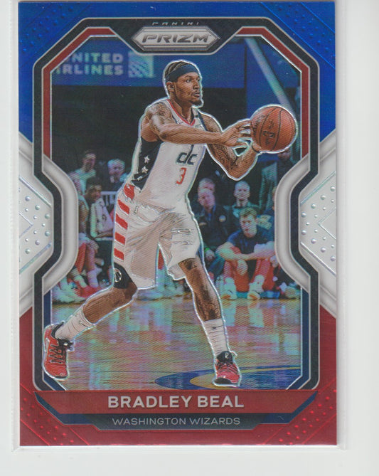 230 Bradley Beal - Washington Wizards Red White Blue Prizm