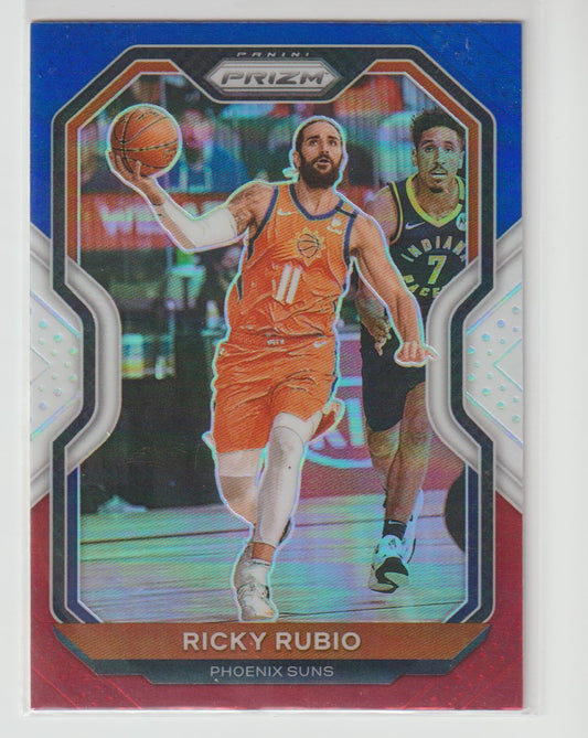 235 Ricky Rubio - Phoenix Suns Red White Blue Prizm