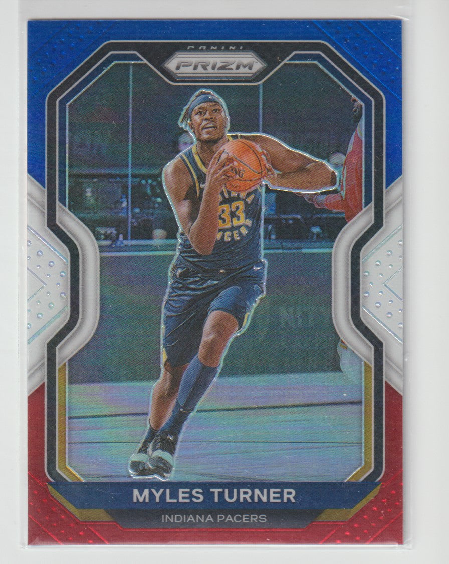 240 Myles Turner - Indiana Pacers Red White Blue Prizm