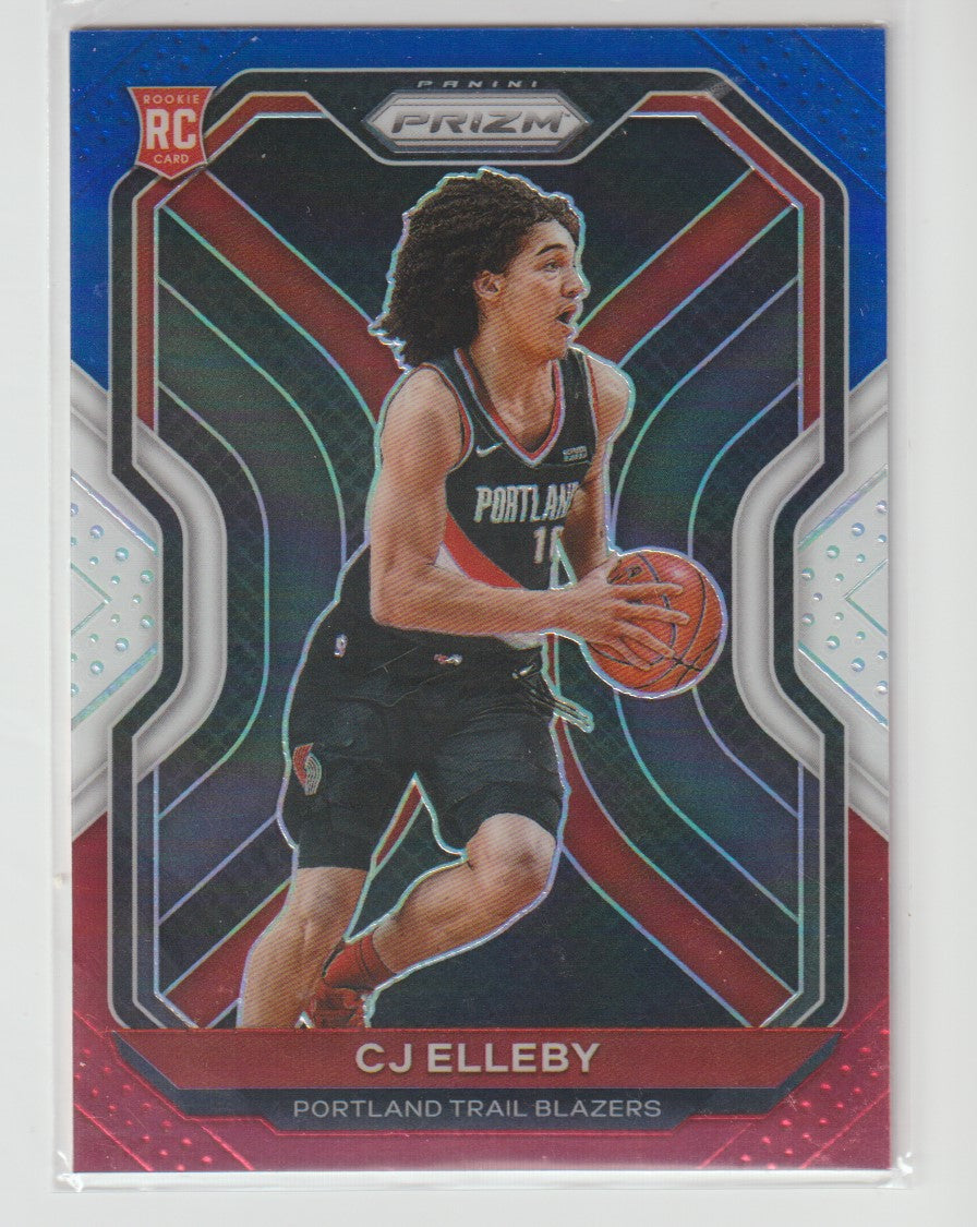 283 CJ Elleby - Portland Trail Blazers Red White Blue Prizm