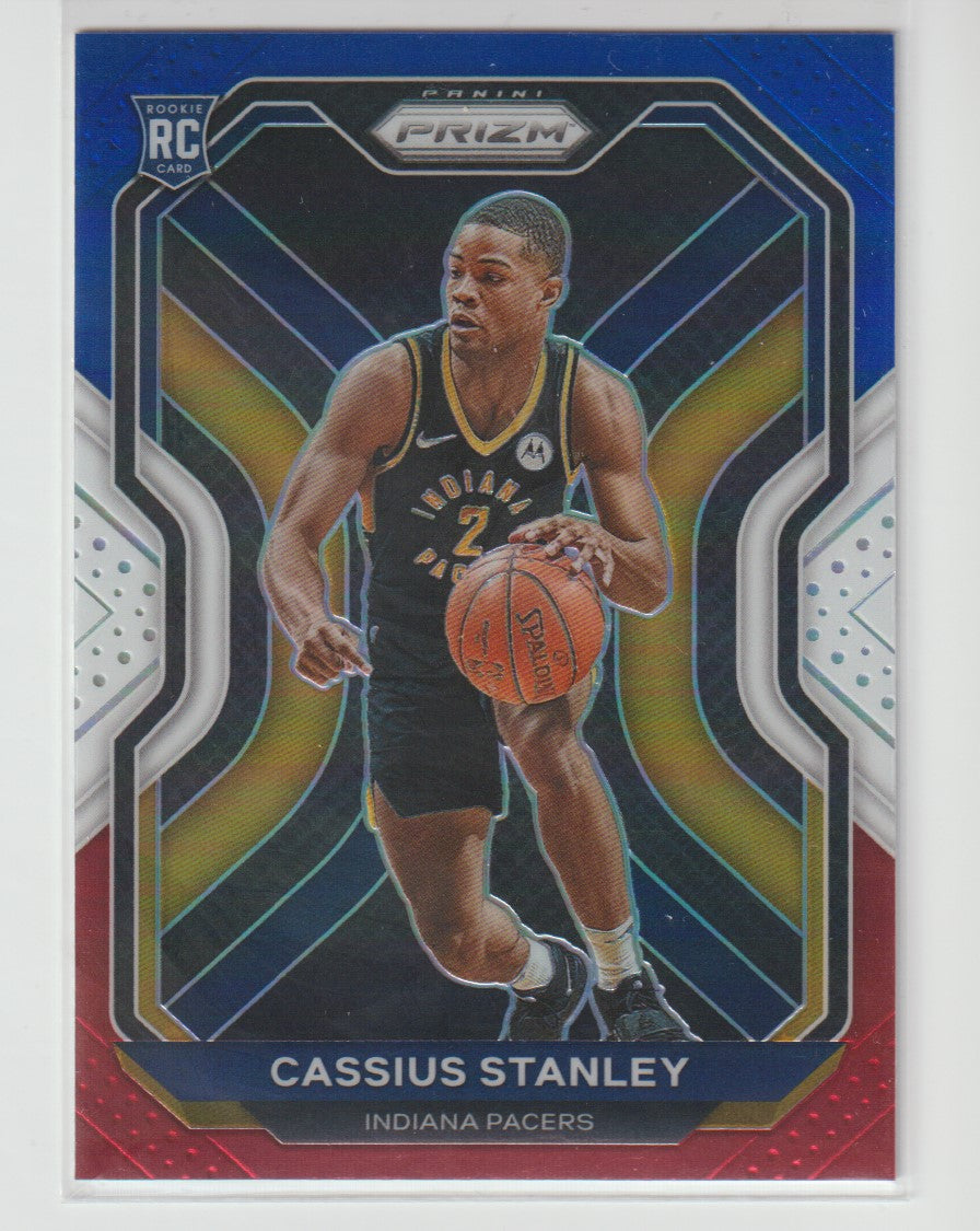 285 Cassius Stanley - Indiana Pacers Red White Blue Prizm