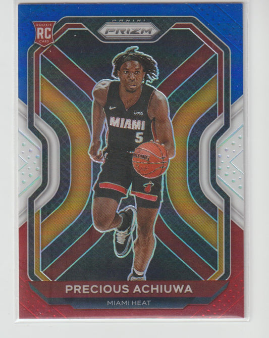 294 Precious Achiuwa - Miami Heat Red White Blue Prizm