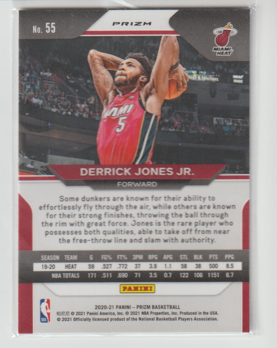 055 Derrick Jones Jr. - Miami Heat Fast Break Prizm