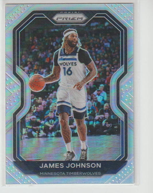 247 James Johnson - Minnesota Timberwolves Silver Prizm