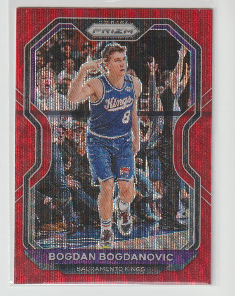 027 Bogdan Bogdanovic - Sacramento Kings Ruby Wave Prizm