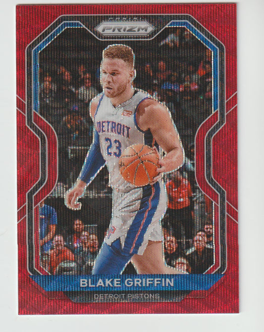 062 Blake Griffin - Detroit Pistons Ruby Wave Prizm