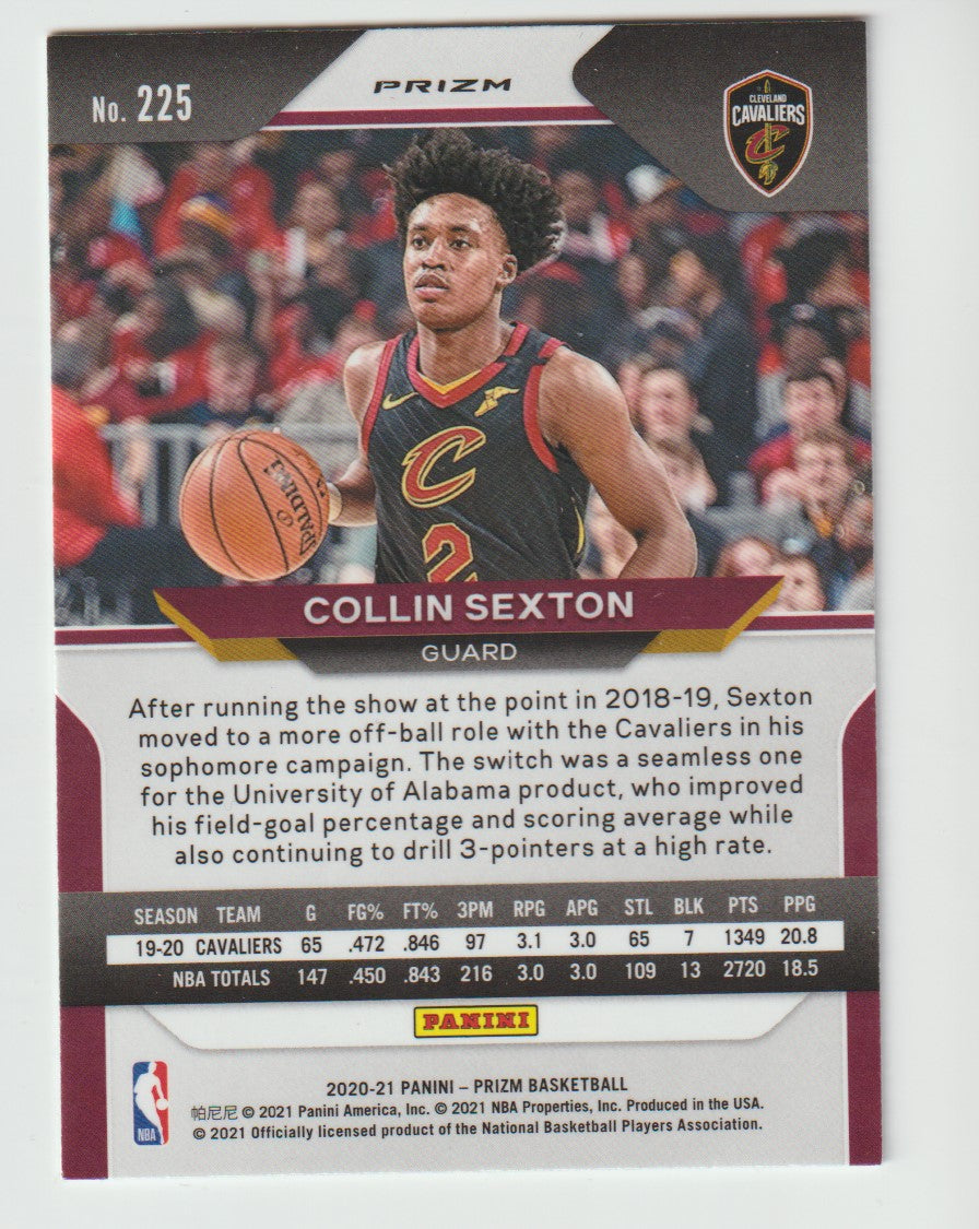 225 Collin Sexton - Cleveland Cavaliers Silver Prizm